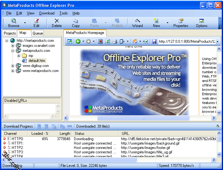MetaProducts Offline Explorer Enterprise 8.5.0.4972 instal the new